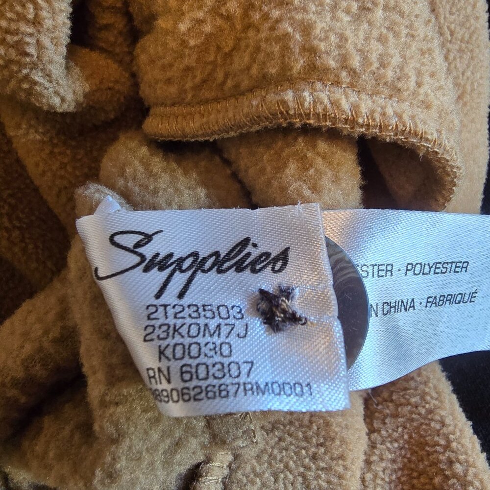 Tan/Camel Fleece "Shacket" sz L - Picture 8 of 8